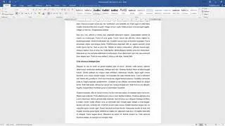 Applying styles in Microsoft Word for a Large Dissertation (over 8000 words)