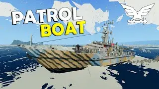 Patrol Boat VS Tsunami!  -  Stormworks Gameplay