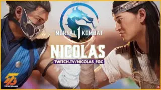 MK1: NICOLAS VS LITTLECHRONOS - Sub Zero vs Liu Kang - STRESS TEST GAMEPLAY 【Mortal Kombat 1】