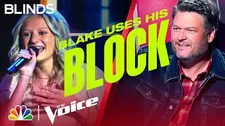 Fifteen-Year-Old Ansley Burns Sounds Angelic on Unchained Melody | The Voice Blind Auditions 2022