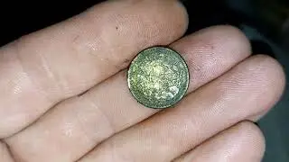 На рыбалку с металлоискателем. (5 часть) Первая поклевка - серебрушка.