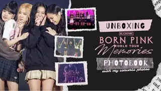 BLACKPINK - BORN PINK TOUR MEMORIES PHOTOBOOK UNBOXING (With my concert photos)