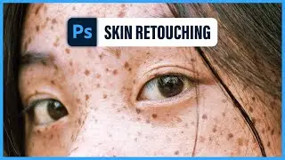 SKIN RETOUCHING in Adobe Photoshop - editing skin on portraits (1 min tutorial)