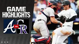 Braves vs. Rockies Game Highlights (8/9/24) | MLB Highlights