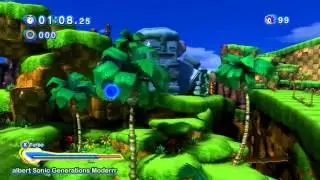 Sonic Generations Green Hill act 2 speed run: 