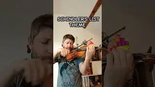 SCHINDLER'S LIST THEME on Violin #schindlerslist #shorts #violin