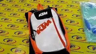 Мото рюкзак KTM с гидратором. Обзор.