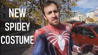 Doing parkour In a Spider-Man Costume (Behind The Scenes)