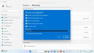 How to revert from Windows 11 to Windows 10