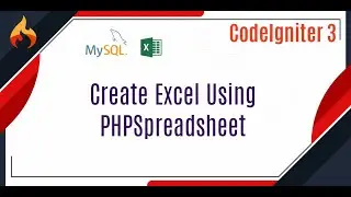 Create Excel Using PHPSpreadsheet in CodeIgniter    Download Excel Format