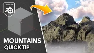 How to Create Mountains and Canyons in Blender