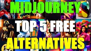 BYE Midjourney! TOP 5 Free Alternatives to MidJourney - UNLIMITED FREE AI Art Generator