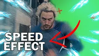 Quicksilver Super Speed Effect Green Screen Speed Overlay