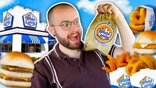 Trying White Castle For The FIRST TIME! Orlando Fast Food Review!