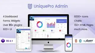 UniquePro Admin - Bootstrap 4 Responsive Admin Templates & Web Apps Dashboards | Themeforest