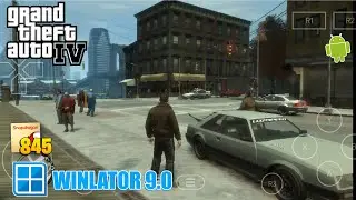 GTA IV Gameplay on Android Offline Winlator 9.0 Latest! Tested on POCO F1 Snapdragon 845 + Settings!