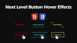 Create Cool Button Hover Effects with Pseudo Elements - HTML & CSS Tutorial