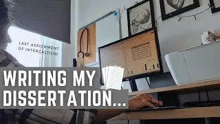 Writing my Dissertation... | Study Tips and Self Care During Exams