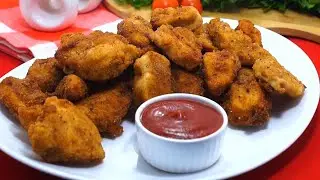 Куриные наггетсы — Домашние куриные наггетсы с хрустящей корочкой