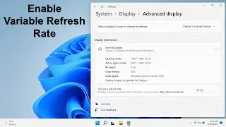 Windows 11: How to Enable Variable Refresh Rate for Games (2022)