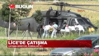 LİCE' DE ÇATIŞMA: 2'Sİ AĞIR 4 ASKER YARALI