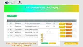 PHP CRUD || Create, Read, Update, Delete.