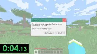 What is the Fastest Way to Crash Minecraft?