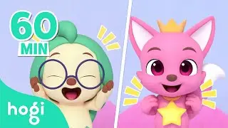 Head Shoulders Knees & Toes + More Nursery Rhymes & Kids Songs | Pinkfong & Hogi