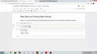 Tensorflow: 08 Data Types and Casting Type Casting