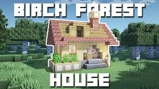 Minecraft - Birch Forest House Tutorial (How to Build)