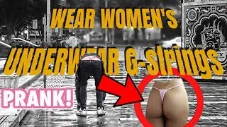 PRANK PAKAI CELANA DALAM WANITA G-STRING | JudoTwins