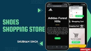 Shoe Shopping Website | React.js | HTML | CSS | Adidas