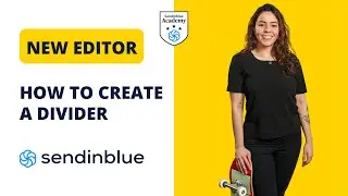 NEW Editor - Email Dividers (Sendinblue Tutorial) | Email Marketing Course (43/63)