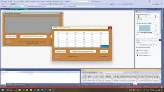 Работа с визуальной таблицей на C# для Windows Forms в Visual Studio 2022