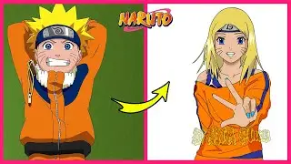 Naruto Characters GENDER SWAP 👉