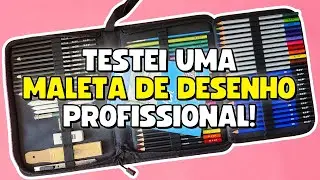 Maleta de Desenho Profissional com 72 Peças!!