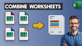 How to Combine Multiple Worksheets in Excel (Quick and Easy!) - Consolidate Data in Excel