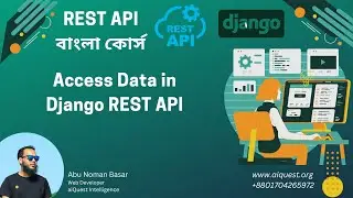 Python RestAPI Bangla Tutorial | How to Access Data in Django REST API | Using Third Party Apps