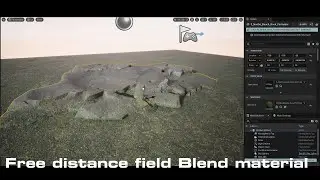 Unreal Engine 5: FREE -  Distance Field Material. works with Nanite.