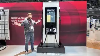 New ABB 400kW All-In-One DC Fast Charger! A400 HPC Full Tour - Software, Cables, & Hardware