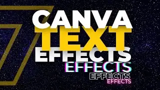 How To Add Text Effects in CANVA (FREE NEW FEATURE 2020) - Canva Text Effects