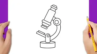 How to draw a microscope