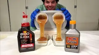 MOTUL vs AMSOIL 0W-40 European Motor Oil Cold Flow Test