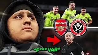 ARSENAL vs SHEFFIELD UNITED 1-1 | AWFUL VAR ERROR & FLECK LATE GOAL (Vlog)