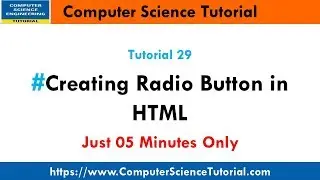 Creating Radio Button in HTML