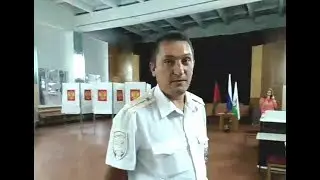 Лже выборы в Ельце 09.09. Полиция не знает закон о полиции.