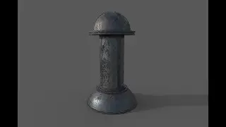 Street Prop Modeling and Texturing in Maya and Substance Painter