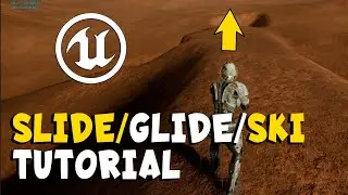 How to Slide/Glide/Skate/Ski in Unreal Engine UE5 UE4 Tutorial