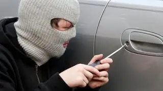 Воровство снятое на видеорегистратор