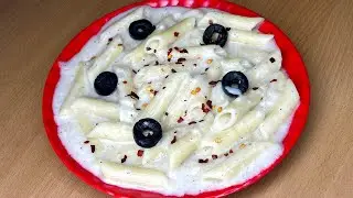 रेस्टोरेंट स्टाइल व्हाइट सॉस पास्ता बनानेकी विधि | Alfredo Pasta Tasty Recipe